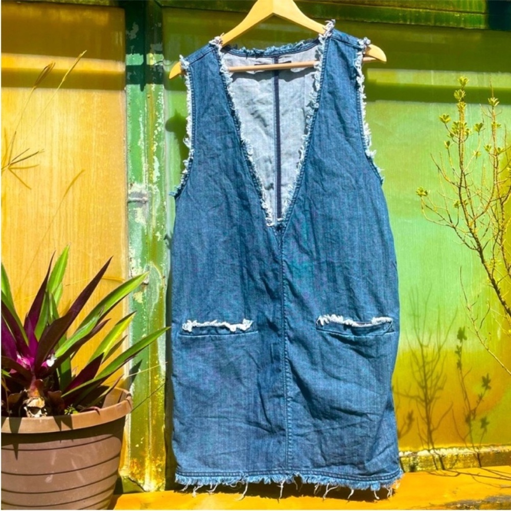 All saints jean sleeveless shift dress Size ~ 4